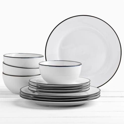Tabletops Unlimited Burke Dinnerware Set Perspective: back