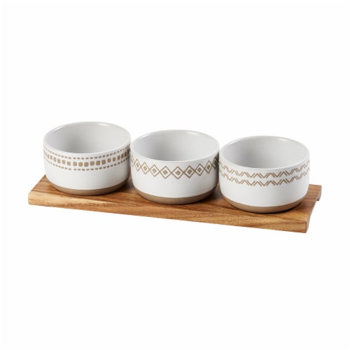 Tabletops Unlimited Gallery Sedona Bowl & Tray Set Perspective: back