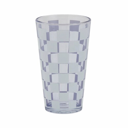 Tabletops Unlimited Gallery Checkered Highball Glasses - Assorted Perspective: back