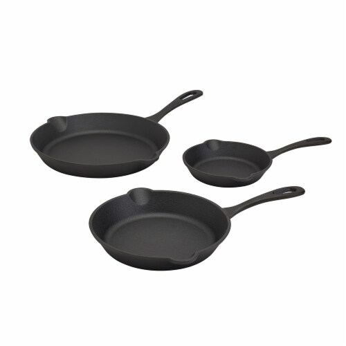 Bohemian Cast Iron Frypan Set Perspective: back