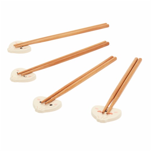 Infuse 12-Piece Dumplings Chopstick & Rest Set Perspective: back