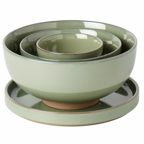 Infuse 4-Piece Dining Set - Green Perspective: back