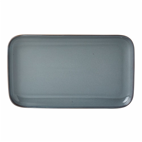 Tabletops Infuse Rectangular Tray - Gray Perspective: back