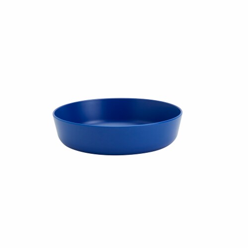 Tabletops Unlimited Smart Planet Recycled Plastic Dinner Bowls - Blue Perspective: back