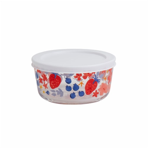 Smart Planet Glass Food Storage Perspective: back