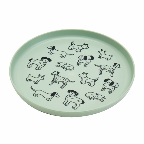Smart Planet Recycled Plastic Salad Plate – Dogs Perspective: back