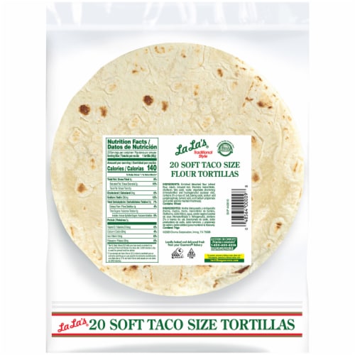 Guerrero La La's Traditional Style Soft Taco Size Tortillas, 20 ct / 30 ...