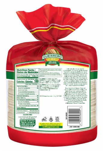 Guerrero White Corn Tortillas Perspective: back
