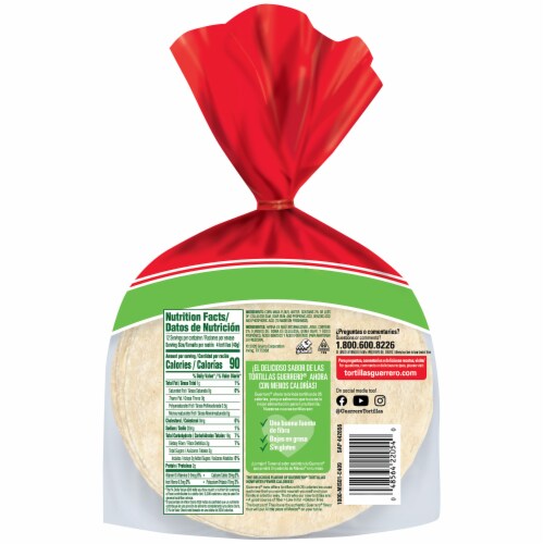 Guerrero White Corn Tortillas Perspective: back