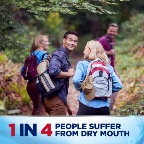 Biotene Oral Rinse Fresh Mint Dry Mouth Mouthwash Perspective: back