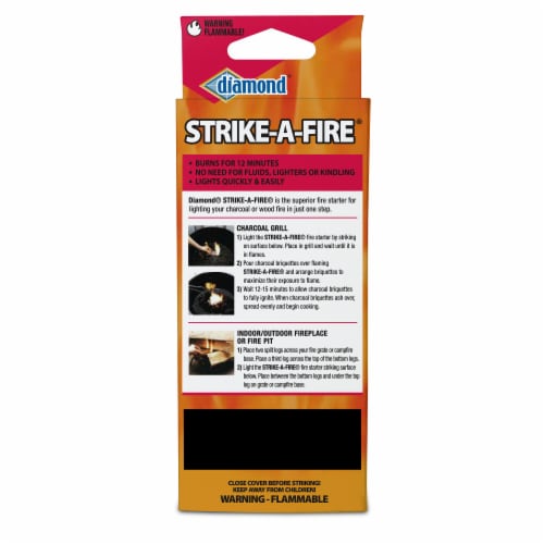 Diamond® Strike-a-Fire Starter Matches Perspective: back