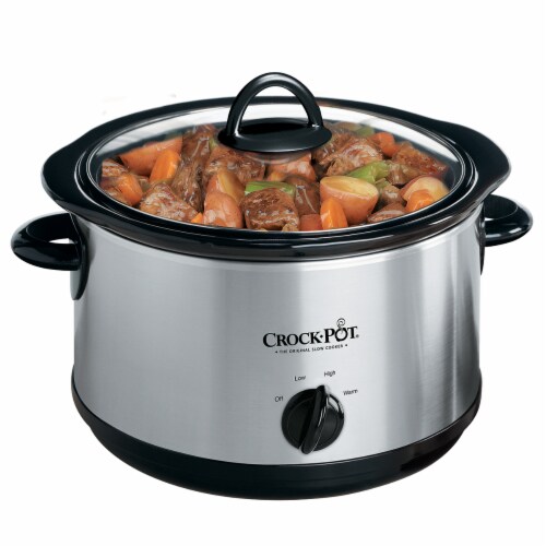 Crock-Pot Slow Cooker with Little Dipper Warmer Perspective: back