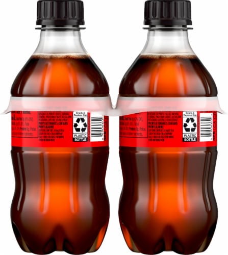 Coca-Cola® Zero Sugar Soda Bottles Perspective: back