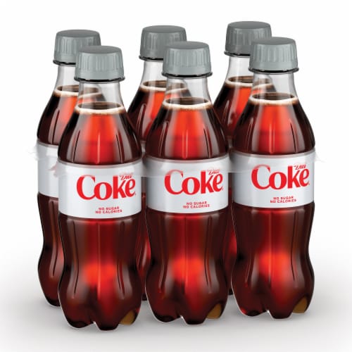 Diet Coke® Soda Bottles Perspective: back