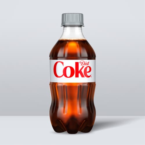 Diet Coke Diet Soda Bottles Perspective: back