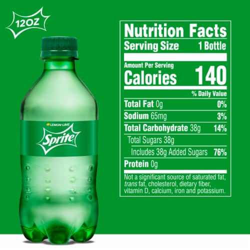 Sprite® Lemon Lime Caffeine Free Soda Bottle, 20 fl oz - Kroger