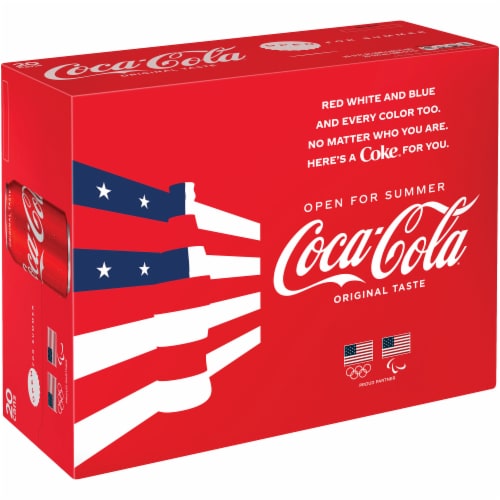 Coca-Cola® Soda Cans Perspective: back