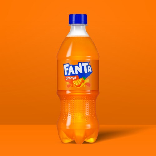 Fanta® Orange Soda Bottle Perspective: back