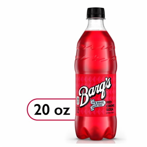 Barq's® Red Crème Soda Bottle Perspective: back