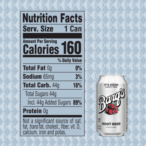 Barq'S Root Beer Soda Pop Soft Drink Perspective: back
