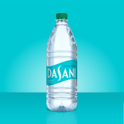Dasani Purified Bottled Water Perspective: back