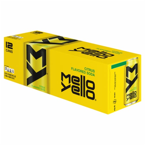 Mello Yello® Soda Cans Perspective: back