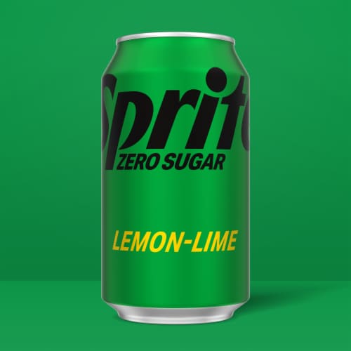 Sprite® Lemon Lime Zero Sugar Caffeine Free Soda Cans Perspective: back