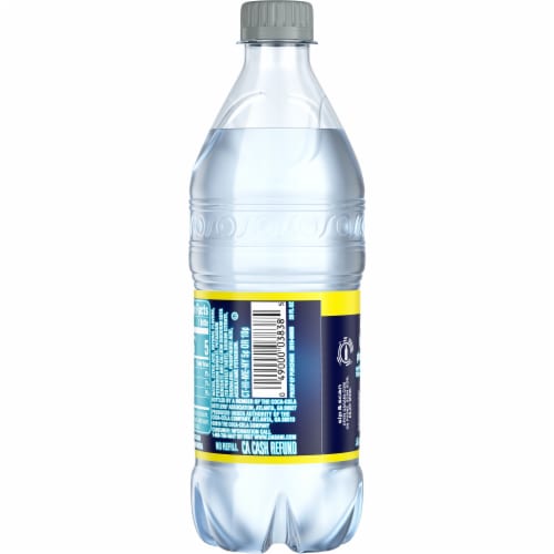 Dasani Lemon Flavored Water Perspective: back