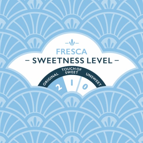 Fresca® Peach Citrus Flavored Sparkling Water Cans Perspective: back