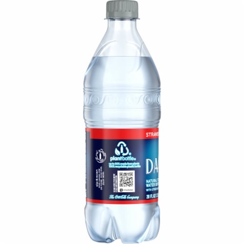 Dasani Strawberry Purified Water Bottle Perspective: back