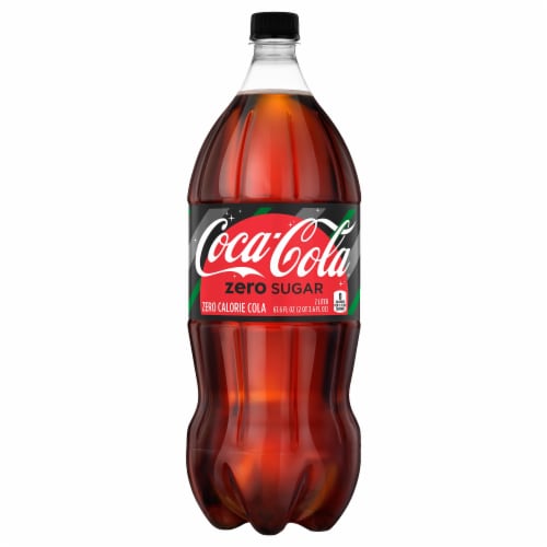 Coca-Cola® Zero Sugar Soda Bottle Perspective: back