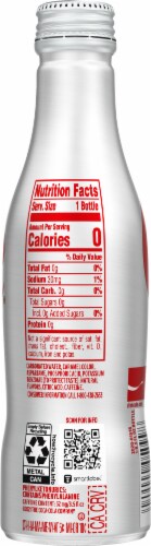 Diet Coke Cola Soda Single Bottle Perspective: back