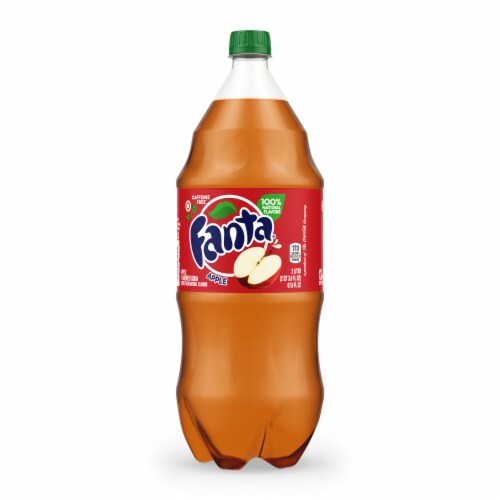 Fanta® Apple Soda Bottle Perspective: back