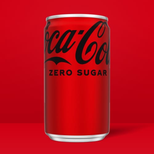 Coca-Cola® Zero Sugar Soda Mini Cans Perspective: back
