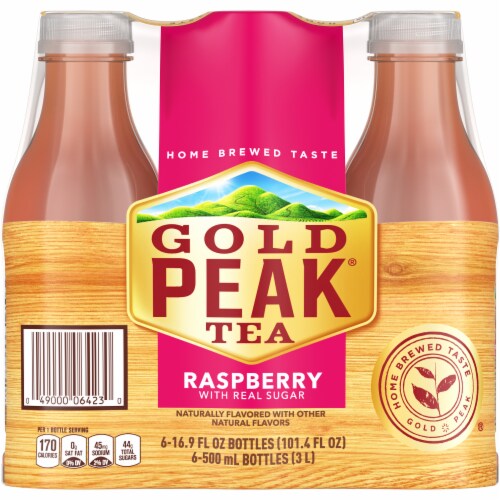 Gold Peak Raspberry Tea Perspective: back