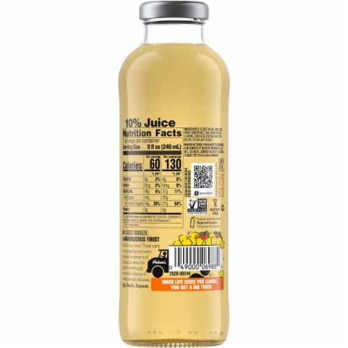 Hubert's Mango Lemonade Perspective: back