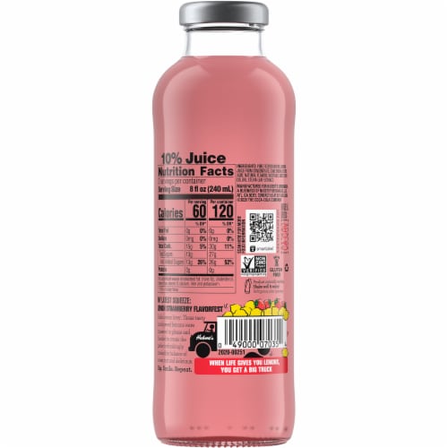 Hubert's Strawberry Lemonade Perspective: back