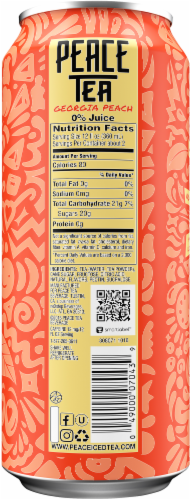 Peace Tea® Just Peachy Flavored Tea Perspective: back