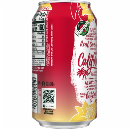Hansen's Cherry Vanilla Soda Perspective: back