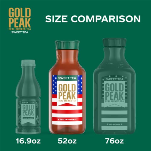 Gold Peak® Sweet Black Iced Tea Carton Perspective: back