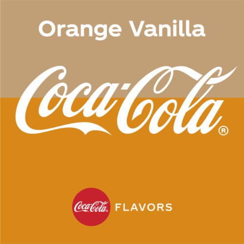 Coca-Cola® Orange Vanilla Soda Bottle Perspective: back