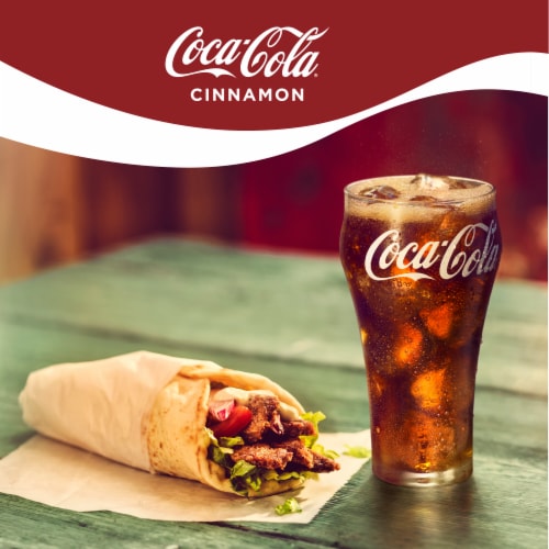 Coca-Cola® Cinnamon Soda Cans Perspective: back
