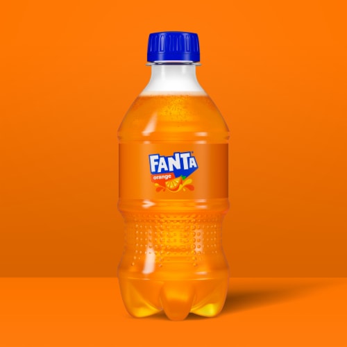Fanta® Orange Soda Bottles Perspective: back