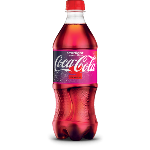 Coca-Cola® Starlight Bottle Perspective: back