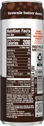 Dunkin'® Brownie Batter Donut Iced Coffee Perspective: back