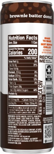Dunkin'® Brownie Batter Donut Iced Coffee Perspective: back