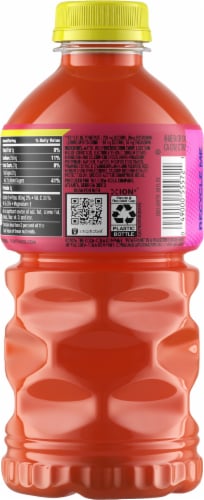 Powerade® Watermelon Lime Sour Bottle Perspective: back