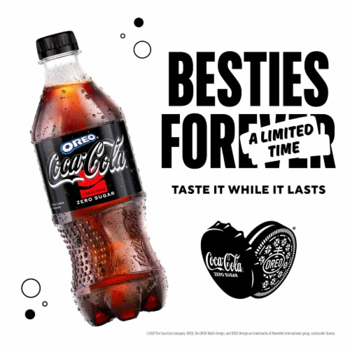 Coca-Cola® Zero Sugar OREO Soda Bottle Perspective: back