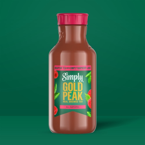 Simply Gold Peak Real Brewed Sweet Tea With Simply Raspberry Juice Perspective: back