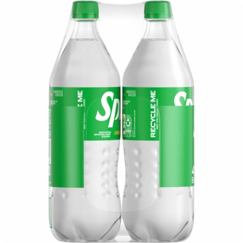 Sprite® Lemon Lime Caffeine Free Soda Bottles Perspective: back